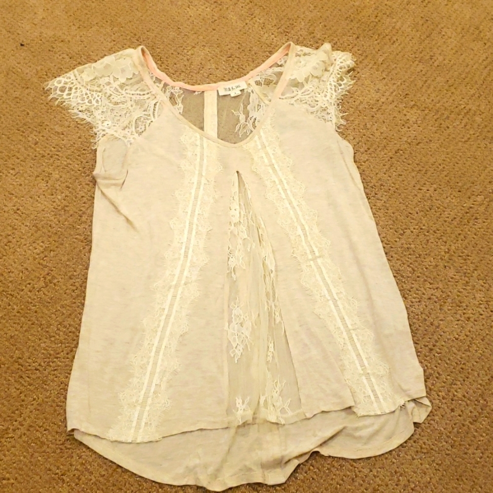 Taylor and sage lace top